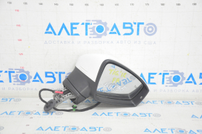 Side mirror right VW Tiguan 18-19 6+2 pins, BSM, turn signal, white, heated