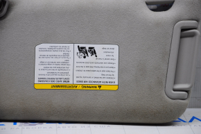 Right visor Nissan Sentra 13-19 gray, without hook, without plug, for dry cleaning