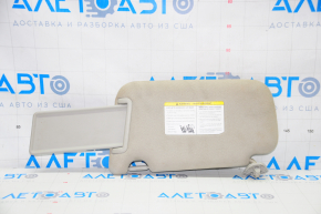 Right visor Nissan Sentra 13-19 gray, without hook, without plug, for dry cleaning