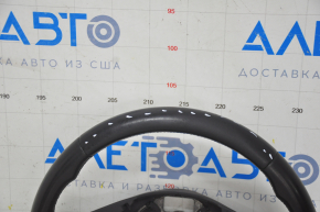 Naked steering wheel VW Tiguan 18-21 leather black, worn, scratches