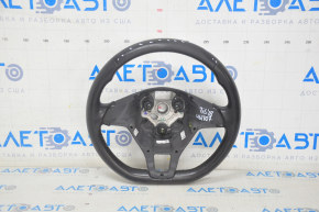 Naked steering wheel VW Tiguan 18-21 leather black, worn, scratches