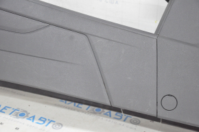 Central console armrest and cup holders VW Tiguan 18-20 leather black, scratches
