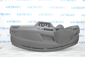 Torpedo front panel with AIRBAG VW Tiguan 18-24 black, broken deflector