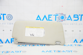 Left visor Infiniti QX30 17- gray, without hook, dented, for dry cleaning