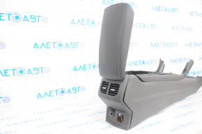 Console central armrest Ford Fusion mk5 17-20 black, with air duct, under socket, scratches