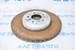 Brake disc rear right BMW 7 G11 G12 16-22 345/24mm