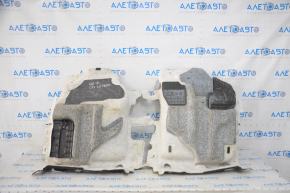 Front floor covering Honda CRV 17-22 black, for dry cleaning