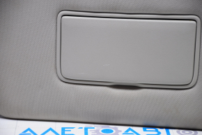 Right visor Nissan Rogue 14-20 with backlight, gray, without hook, scratches, dented
