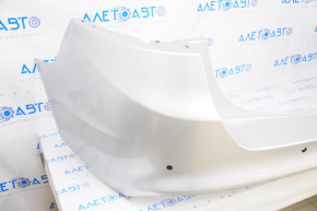 Rear bumper bare Ford Fusion mk5 13-18 silver, for parking sensors, tear, broken fasteners, scratch