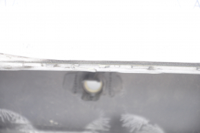 Rear bumper bare Ford Fusion mk5 13-18 silver, for parking sensors, tear, broken fasteners, scratch