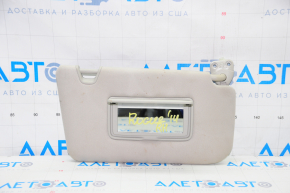 Right visor Nissan Rogue 14-20 with backlight, gray, without hook, without plug, for dry cleaning