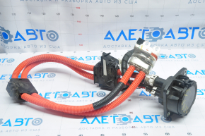 Charging port with cable fast charge CHAdeMO right Nissan Leaf 13-15
