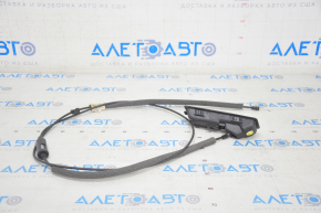 Rear seat folding lever left VW Tiguan 18-24 black, with cable