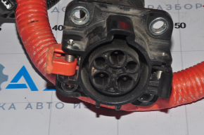 Charging port with cable normal charge left Nissan Leaf 13-17 no cover, damaged insulation