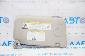 Left visor Nissan Rogue 14-20 with backlight, gray, without hook, without plug, for dry cleaning