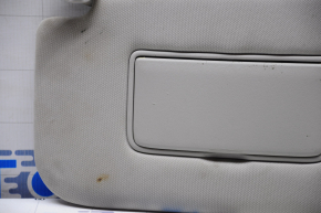 Left visor Nissan Rogue 14-20 with backlight, gray, without hook, scratches, for dry cleaning