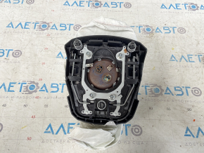 Airbag in the steering wheel driver Toyota Prius 50 16-22 black, shot, defective chip
