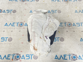 Airbag in the steering wheel driver Toyota Prius 50 16-22 black, shot, defective chip