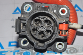 Charging port with cable normal charge left Nissan Leaf 13-17 no cover, no plug, damaged insulation