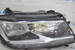 Headlight front right VW Tiguan 18-24 bare halogen, DRL LED, sand