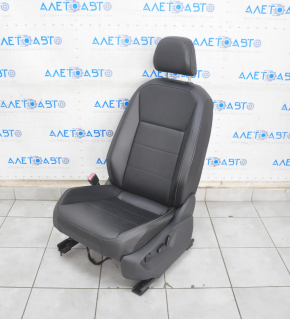 Driver's seat VW Tiguan 18-24 with airbag, electric, leather black