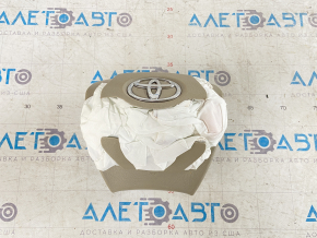 Driver's steering wheel airbag for Toyota Sienna 11-16 beige, shot