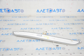 Door sill outer rear left BMW 7 G11 G12 16-22 chrome, with backlight, chrome is worn, breakage of fastening, bump, part of emblem is missing, water damage