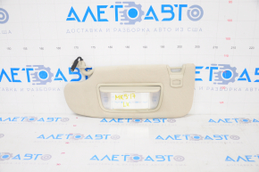 Left visor Ford Fusion mk5 17-20 gray, with control, without hook