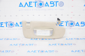 Right visor Ford Fusion mk5 13-20 gray, without hook, for cleaning