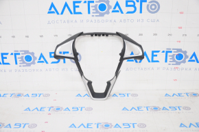 Ford Fusion mk5 13-16 steering wheel cover, black with chrome