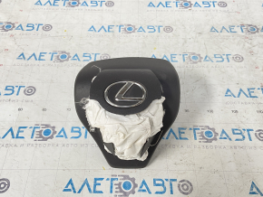 Airbag in the steering wheel, driver's side, Lexus RX350 RX450h 10-12 pre-rest black, shot