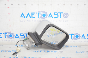 Side mirror right Jeep Renegade 15- 7+2 pins, turn signal, silver