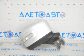 Side mirror right Jeep Renegade 15- 7+2 pins, turn signal, silver