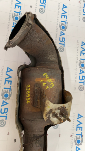 Catalytic converter Ford Escape MK3 13-19 1.5T 1.6T torn mesh on the corrugation
