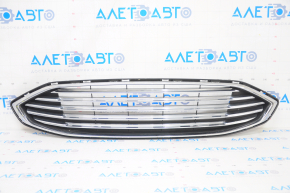 Grill radiator grill assembly with frame Ford Fusion mk5 17-18 sand, pokes