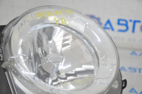 Headlight front right bare Jeep Renegade 15-18 dorest halogen, cracks on glass, sand