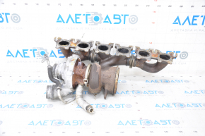 Turbocharger complete with manifold BMW 7 G11 G12 16-19 B58 77k, water damage, wedge, for parts