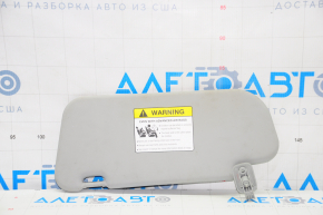 Right visor Mazda3 03-08 gray, without hook, for dry cleaning