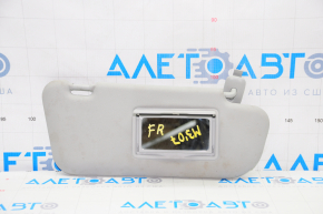 Right visor Mazda3 03-08 gray, without hook, for dry cleaning