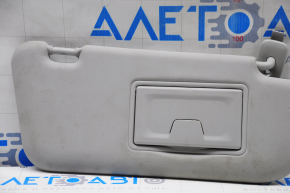 Right visor Mazda3 03-08 gray, without hook, for dry cleaning