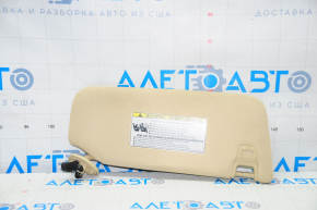 Left sun visor for Toyota Avalon 13-15, beige, without hook