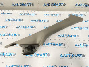 Subaru b9 Tribeca right front pillar trim, light gray