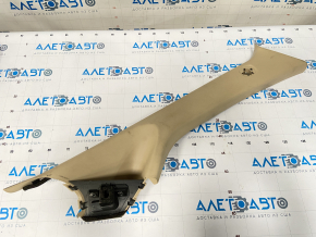 Front pillar trim right Subaru b9 Tribeca beige, missing plug