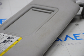 Left visor Lexus ES300h ES350 13-18 gray, without hook, dry-cleanable