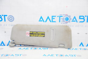 Left visor Lexus ES300h ES350 13-18 gray, without hook, scratches, dry cleaning