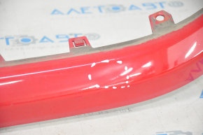 Front bumper upper part Jeep Renegade 15-18 prerest, red, pressed