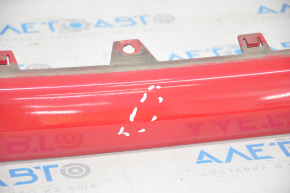 Front bumper upper part Jeep Renegade 15-18 prerest, red, pressed