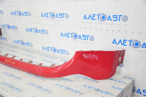 Front bumper upper part Jeep Renegade 15-18 prerest, red, pressed
