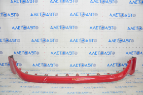 Front bumper upper part Jeep Renegade 15-18 prerest, red, pressed