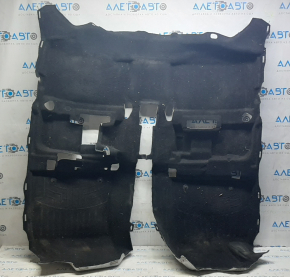Floor covering Lexus CT200h 11-17 black, torn fastener, dry cleaning required